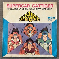 Sigla cartone animato Supercar Gattiger / Mysha - 45 giri (RCA - BB 6521)