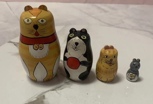 Gatto matrioska nidificazione - gatto,