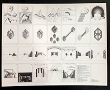 Superstudio Un viaggio nella regione della ragione Plura edizioni 1969 Postcard