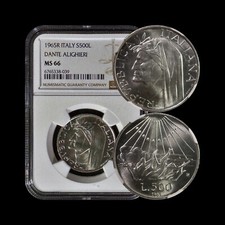 ITALIA. 1965, 500 Lire