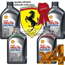 Olio motore auto - Shell Helix Ultra Racing 10W-60 - Offerta 4 Litri - OFFERTA