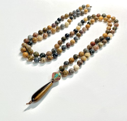 Collana mala tibetano - tibetano, di