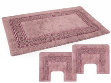 Set 3 pezzi di tappeti bagno