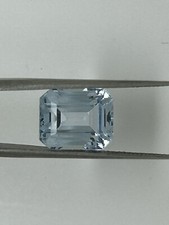 CHIUSURA ATTIVITÀ - Acquamarina Taglio Smeraldo Naturale Ct. 7,03