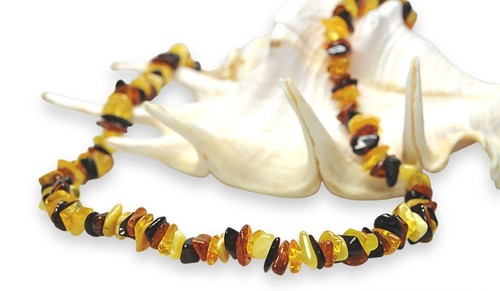 Collana vera ambra baltica - collana,