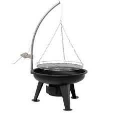 Barbecue-Toro Barbecue Girevole con Griglia Ø 64 cm | Barbecue a Carbone, braciere