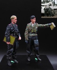 Otto Carius Panzer-Ace compagni di combattimento figure militari WWII 1:35 dipinto diorama