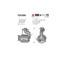66 kW Filtro antiparticolato