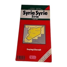 Mappa pieghevole vintage Siria