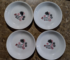 4 Zuppiere France Chantecler Gallo 7 3/4" RARO