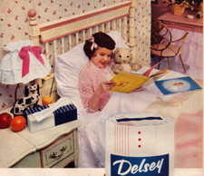 Delsey Kleenex Tissues 1954