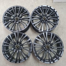 4 cerchi lega mercedes classe e e-amg sl bmw serie 4 i4 r19 nero opaco lt003571