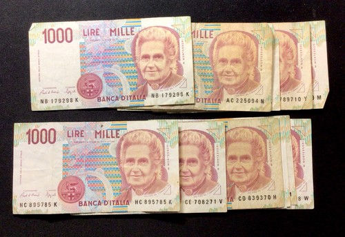 1990 italy 1000 lire - 1000,