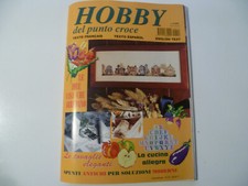RIVISTA HOBBY DEL PUNTO CROCE 1995 N° 10 PRESENTI SCHEMI E SPIEGAZIONI VINTAGE