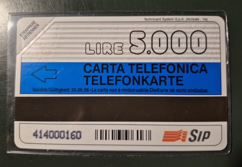 Scheda telefonica rara aa43a - scheda,