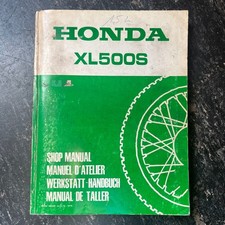 Honda XL500S Manuale Officina