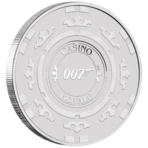 Moneta argento james bond - moneta,