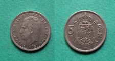 Spagna Espana - 5 Pesetas Ptas 1975 - Juan Carlos
