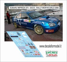 DECALS 1:43 SUBARU IMPREZA STI