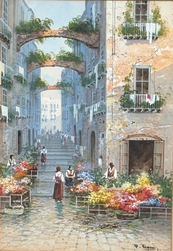 Mercato dei fiori gradini - fiori,,