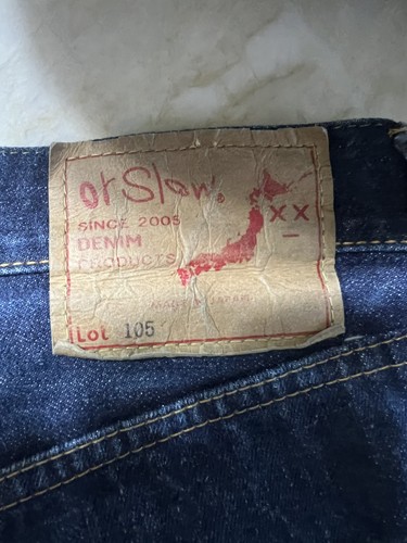 Orslow selvedge denim 501 made - denim,