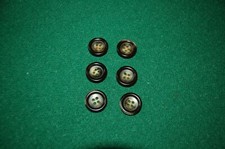 Set di bottoni cappotto donna (g), Corno,  anni '90, vintage, 6 pezzi
