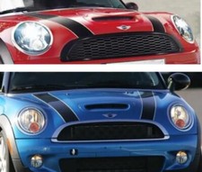 FASCE STRISCE ADESIVE BONNET STRIPES a 2 colori MINI COOPER cofano