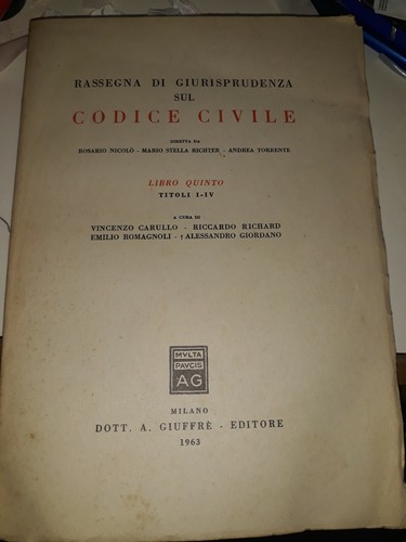 Rassegna giurisprudenza sul - rassegna,