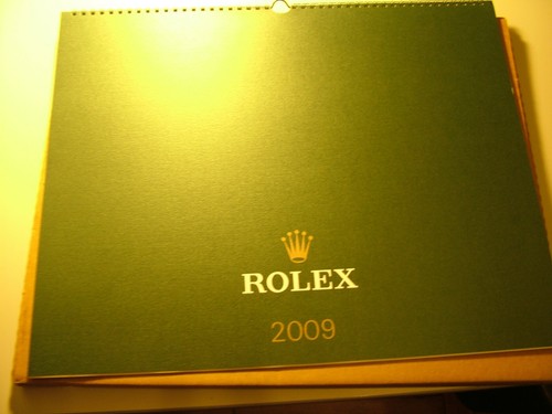 Calendario muro rolex 2009 - calendario,