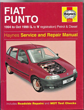 FIAT PUNTO 1994 TO 1996 HAYNES