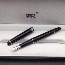 Montblanc Luxury Classic 4810 penna stilografica corpo nero firma nuova