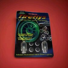 COPPIA VALVOLE COLORATE PER RUOTA BICICLETTA LUCI LED MOTO AUTO COLORI LUCE BIKE