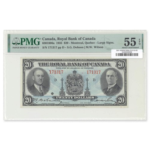 1935 royal bank - $20,