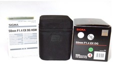 OBIETTIVO SIGMA 50MM F1.4 EX