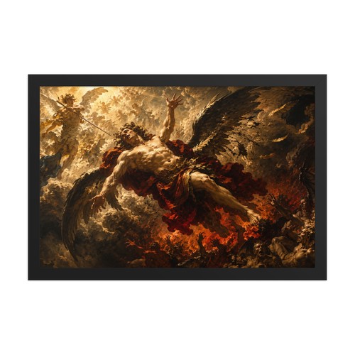Poster artistico con - , cornice