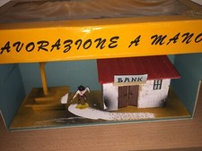 DIORAMA Western in Legno BANCA