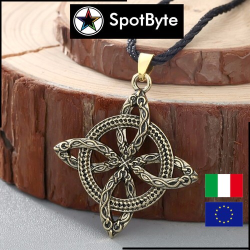 Collana uomo croce celtica - collana,