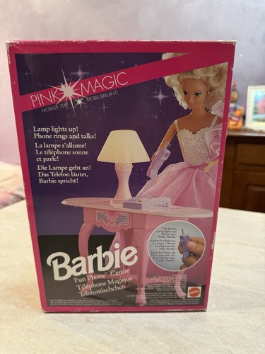 Barbie pink magic lampada - barbie,
