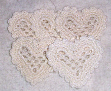 5 cuori fatti a mano