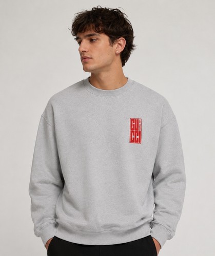 Gucci felpa uomo grigio - gucci, gg
