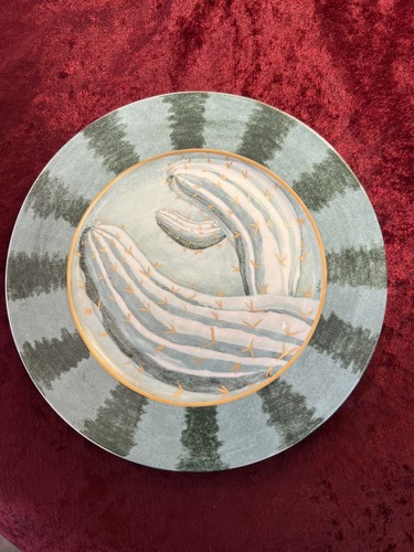 Assiette cactus porcelaine - cactus, de