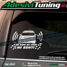 Adesivo Peugeot 206 Se non mi
