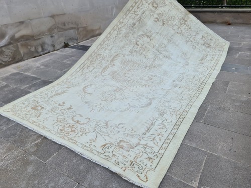 Tappeto vintage turco oushak - tappeto,