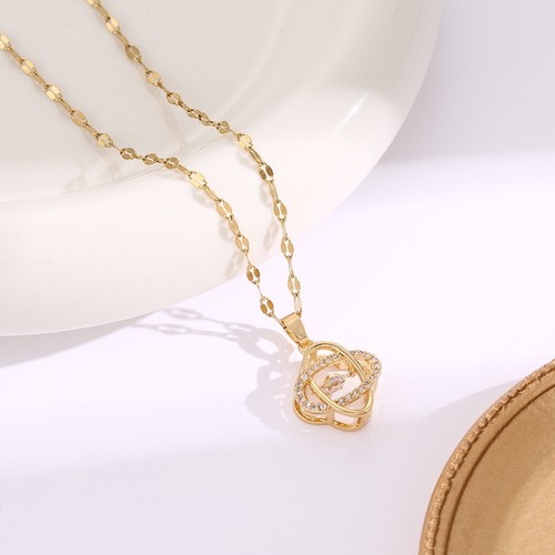 Collana donna quadrifoglio