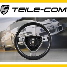 Porsche 911 997 Boxster/Cayman volante/cambio manuale pelle liscia nero/grigio
