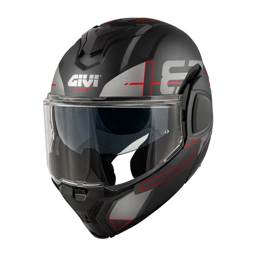 Casco modulare reversibile