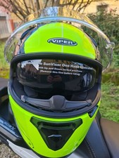 casco integrale, Viper nuovo, colore giallo blu.