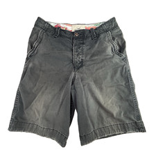 Hollister Shorts Vintage Y2K Uomo 33 Cargo Surfer Pesante Baggy Grigio Scuro