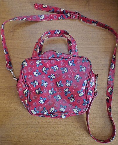 Borsa rossa blu - fantasia, con