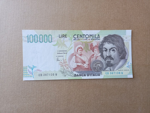 Banconota 100000 lire - banconota,